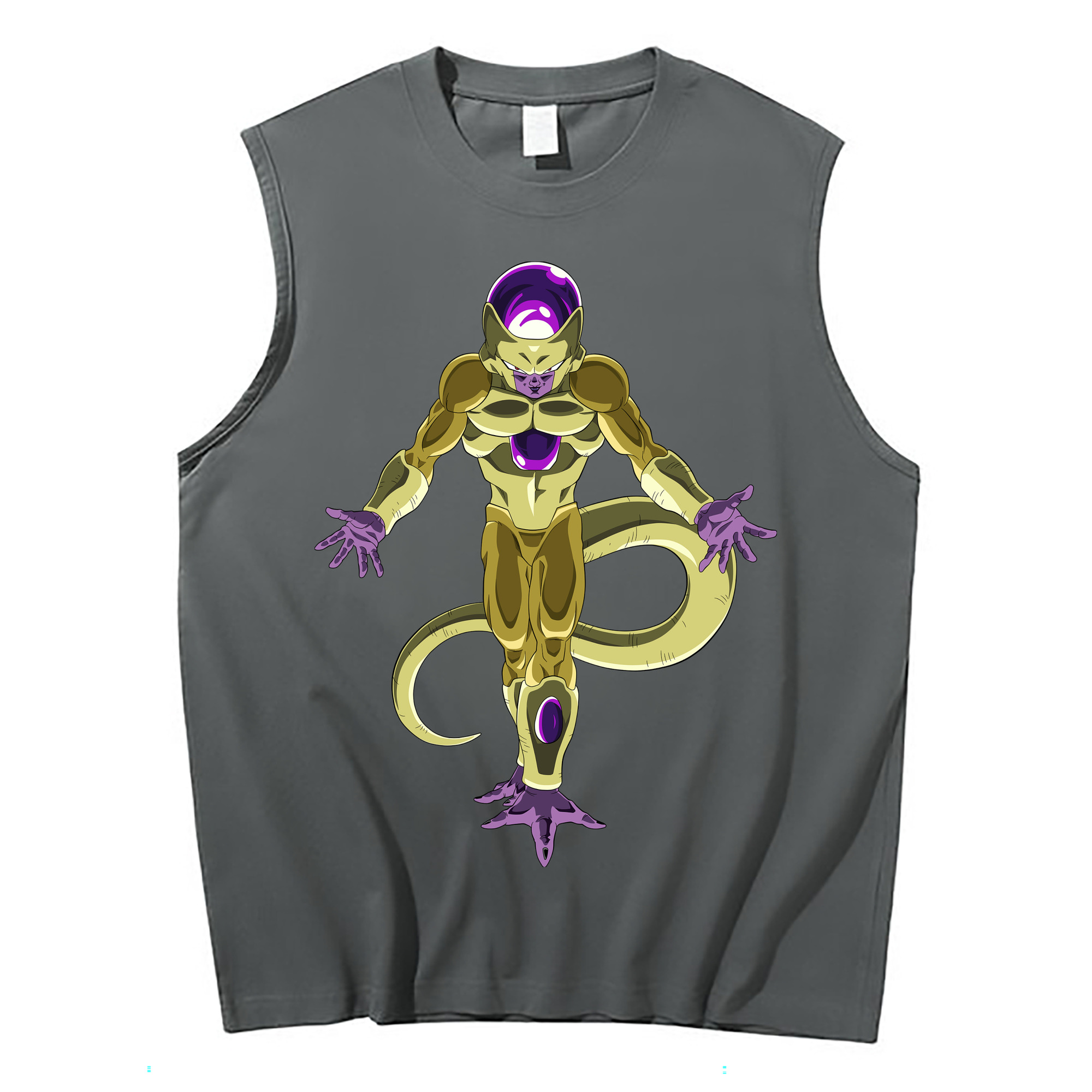 （画像用） ドラゴンボール フリーザ DRAGON BALL Frieza コットン100％タンクトップ（フロントプリント）
